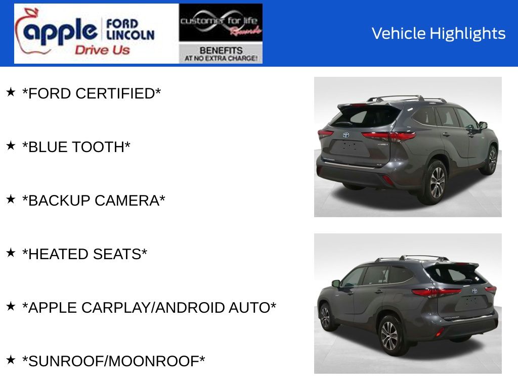 2021 Toyota Highlander Hybrid XLE