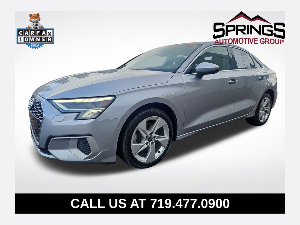 Florett Silver Metallic 2024 Audi A3 Sedan Front-Wheel Drive 7-Speed Automatic