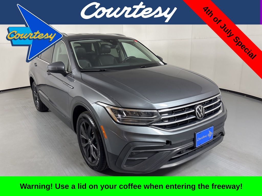 Platinum Gray Metallic 2024 Volkswagen Tiguan SUV / Crossover All-Wheel Drive 8-Speed Automatic