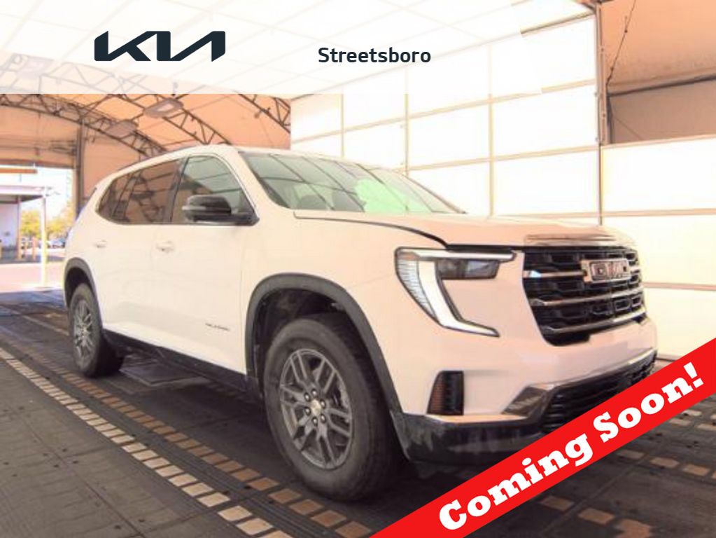 Summit White 2025 GMC Acadia SUV / Crossover Front-Wheel Drive 8-Speed Automatic