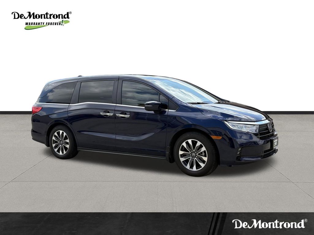 Used 2021 Blue Honda EX-L image 3