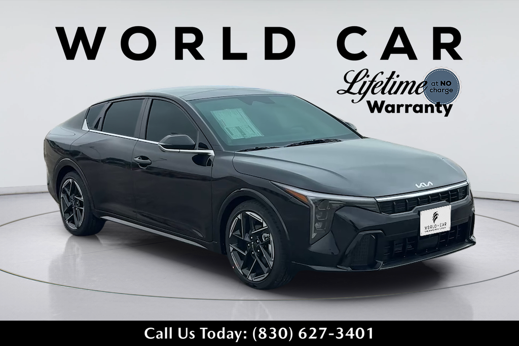 Aurora Black Pearl 2026 Kia K4 GT-Line FWD Sedan Front-Wheel Drive Continuously Variable Transmission