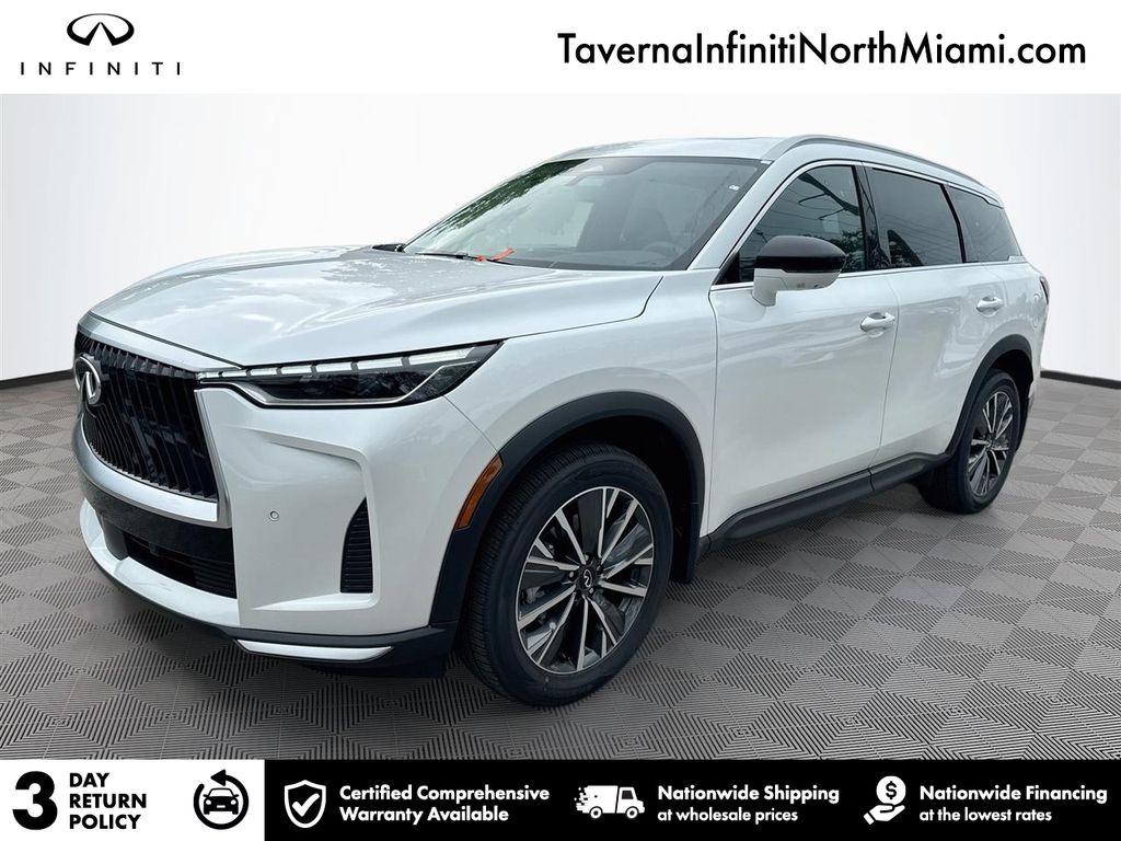 White 2027 INFINITI QX60 SUV / Crossover Front-Wheel Drive 9-Speed Automatic