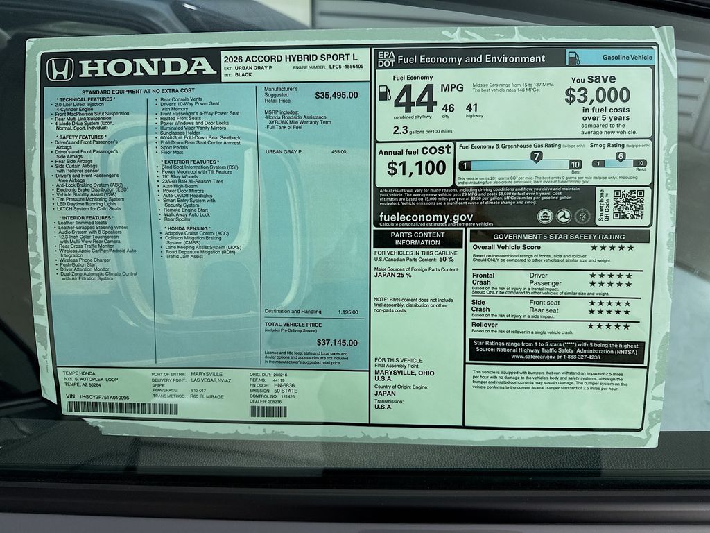 Thumbnail: 2026 Honda Accord - 9