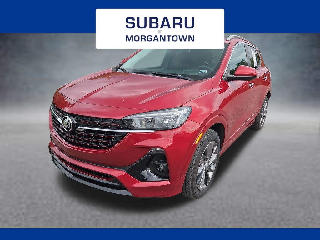 Chili Red Metallic 2021 Buick Encore GX SUV / Crossover All-Wheel Drive 9-Speed Automatic