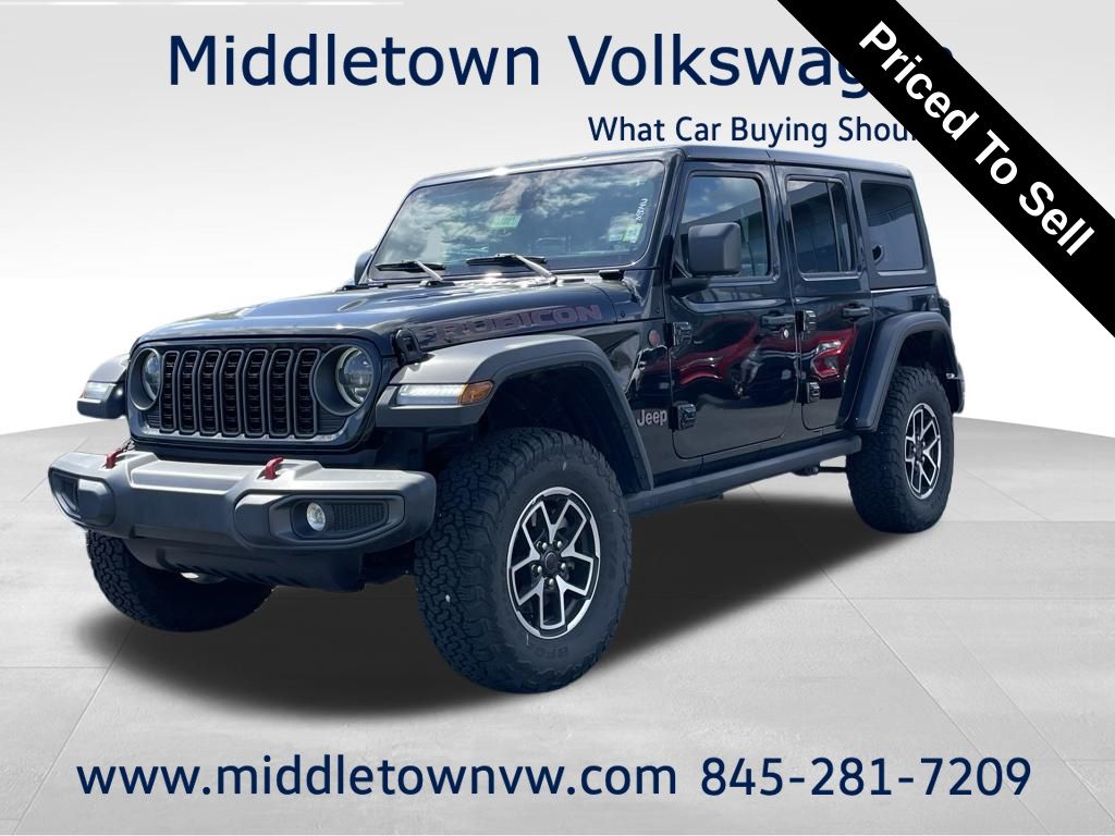 Black Clearcoat 2026 Jeep Wrangler SUV / Crossover Four-Wheel Drive 8-Speed Automatic