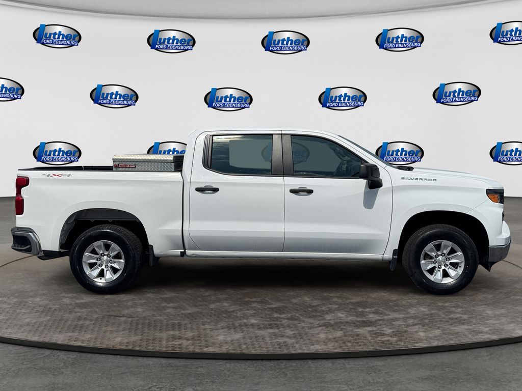 2023 Chevrolet Silverado 1500 WT White at Carlisle Cadillac Buick GMC