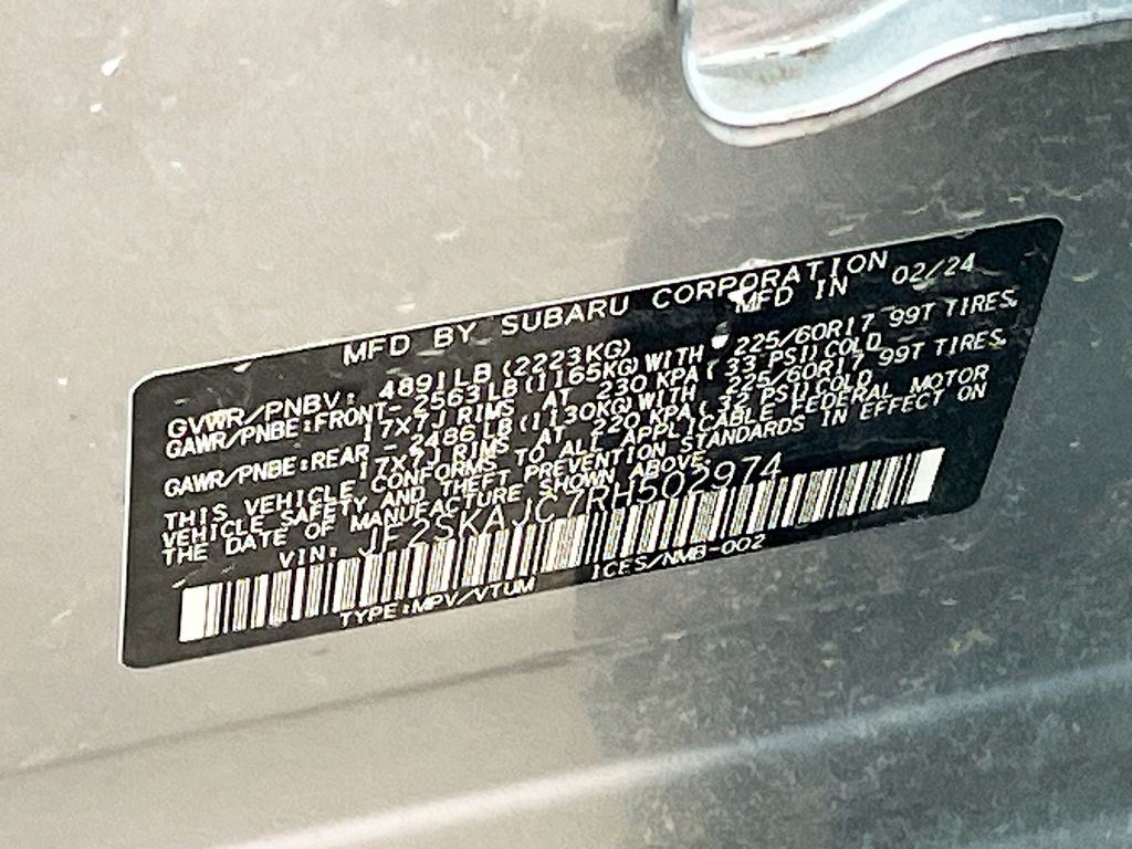 Used 2024 Silver Subaru Wilderness image 33
