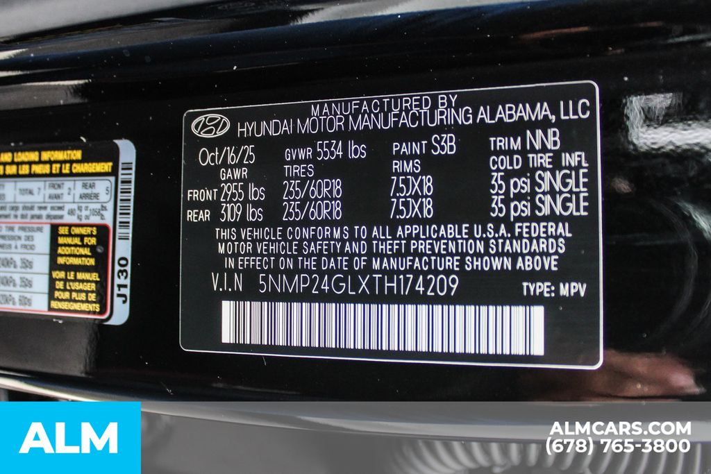 Used 2026 Black Hyundai SEL image 45