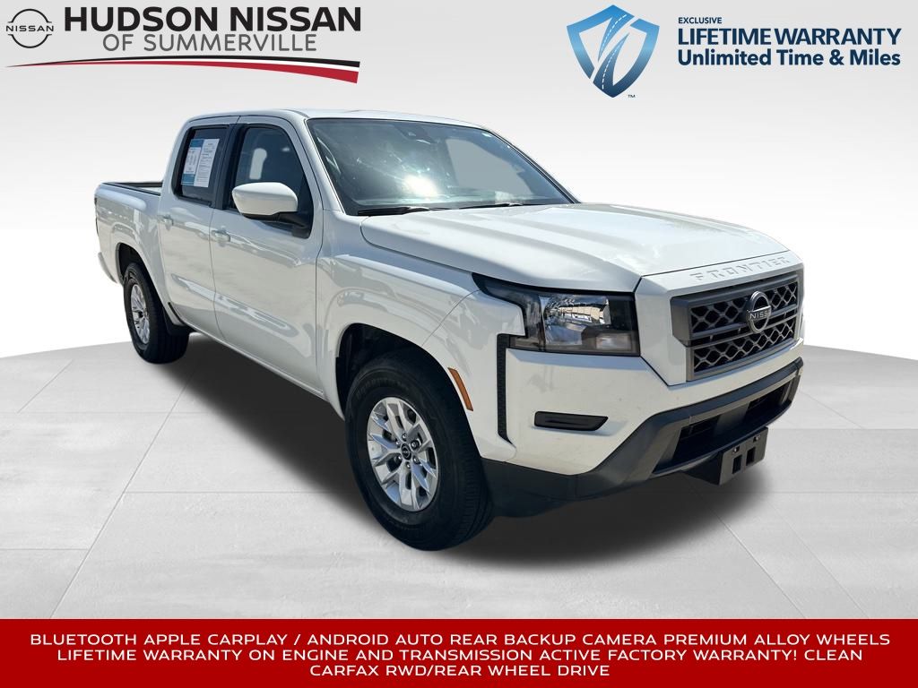 2024 Glacier White Nissan Frontier SV Truck