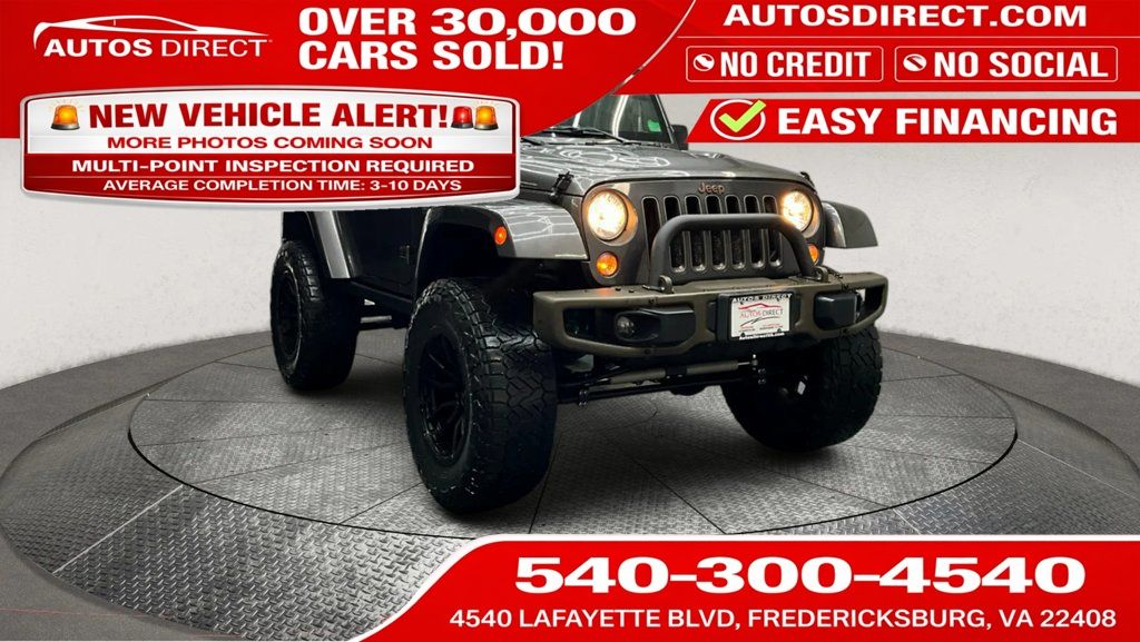 Gray (Granite Crystal Metallic Clearcoat) 2016 Jeep Wrangler Sahara 4WD SUV / Crossover Four-Wheel Drive 6-Speed Manual