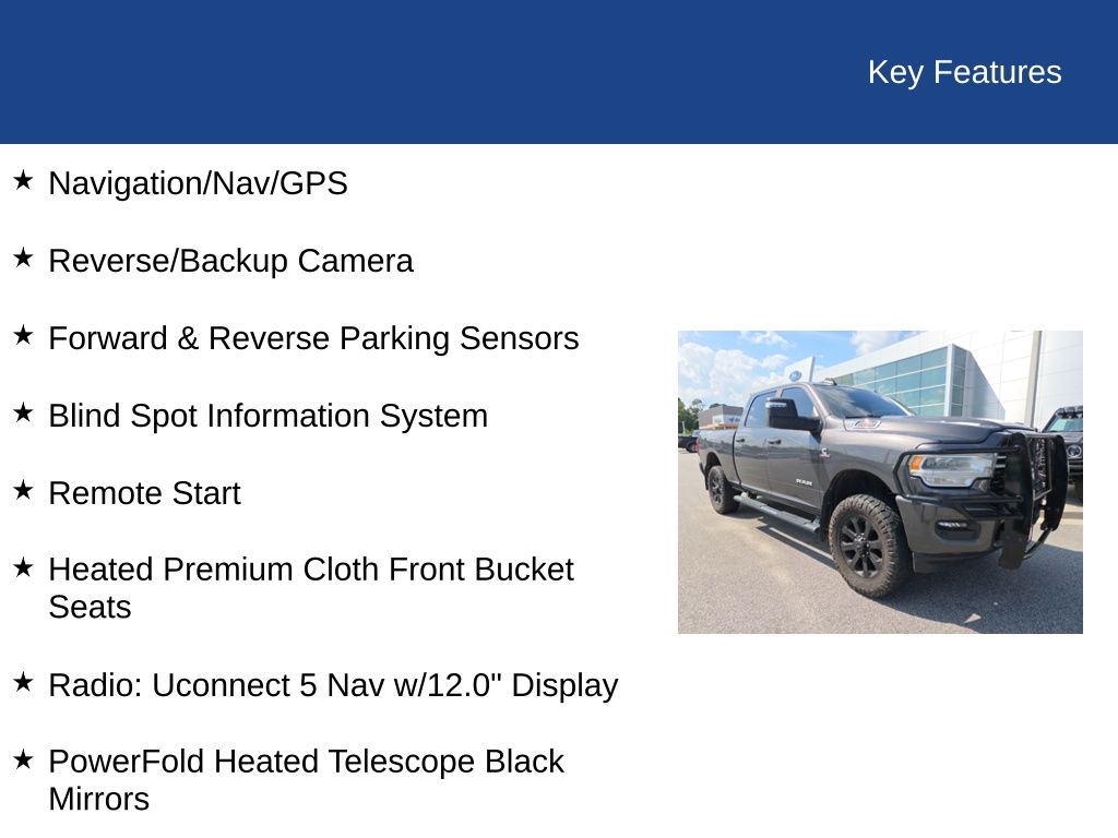2024 Ram 2500 Big Horn Crew Cab 4x4 6'4" Box