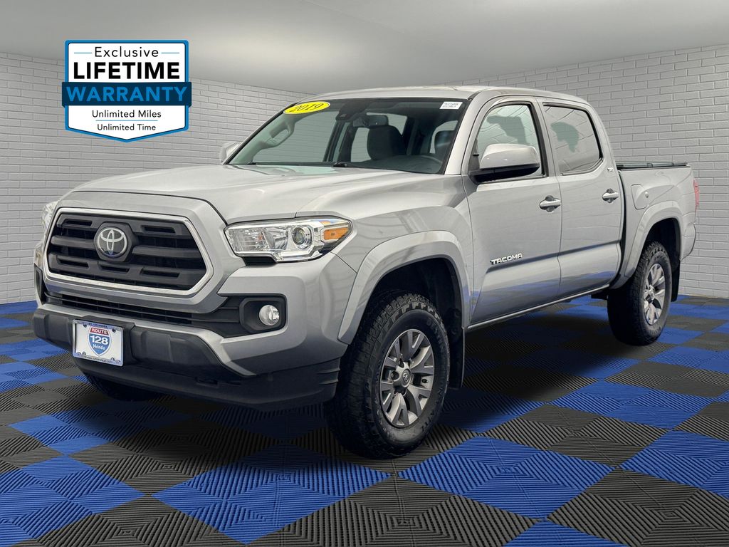Silver Sky Metallic 2019 Toyota Tacoma Pickup Truck Four-Wheel Drive 6-Speed Automatic