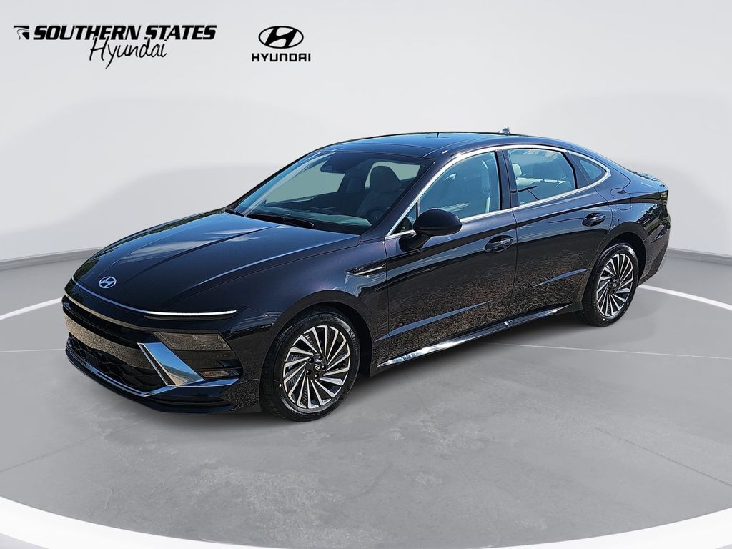 Carbon Blue 2026 Hyundai Sonata Hybrid SEL FWD Sedan Front-Wheel Drive 6-Speed Automatic