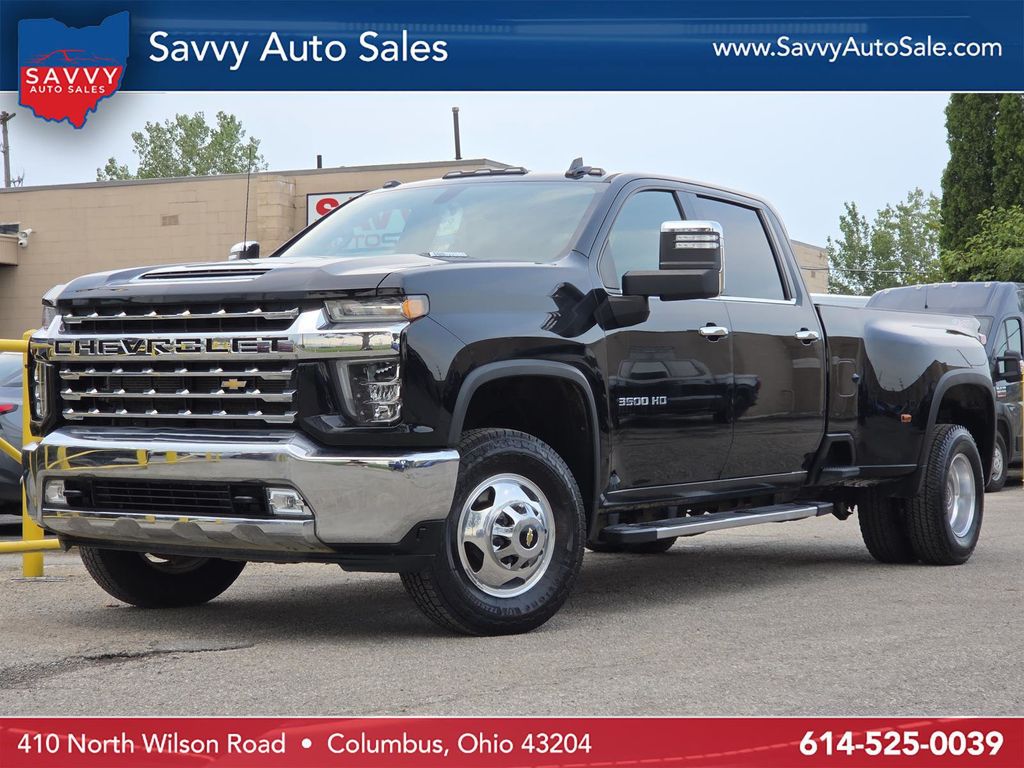 Black 2022 Chevrolet Silverado 3500HD Pickup Truck Four-Wheel Drive Automatic