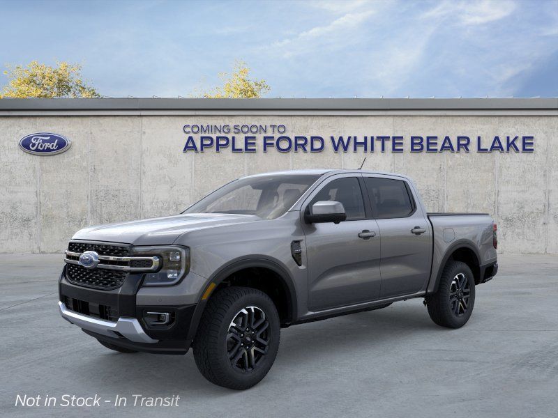 Gray 2026 Ford Ranger Lariat SuperCrew 4WD Pickup Truck Four-Wheel Drive Automatic
