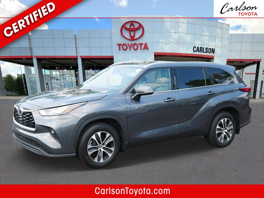 Magnetic Gray Metallic 2020 Toyota Highlander SUV / Crossover All-Wheel Drive 8-Speed Automatic