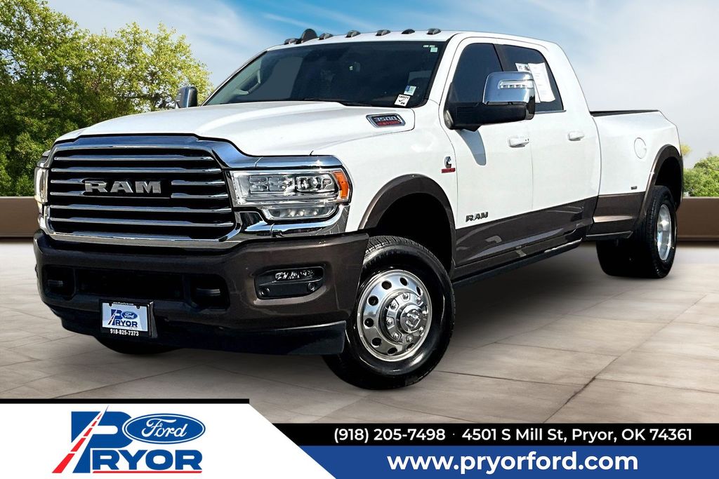 Bright White Clearcoat 2024 RAM 3500 Pickup Truck Four-Wheel Drive 6-Speed Automatic