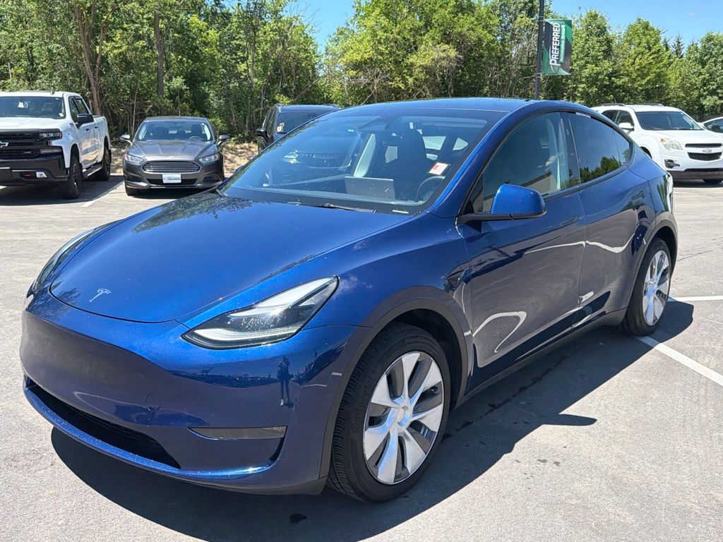 Blue 2024 Tesla Model Y Long Range AWD SUV / Crossover All-Wheel Drive 1-Speed Automatic