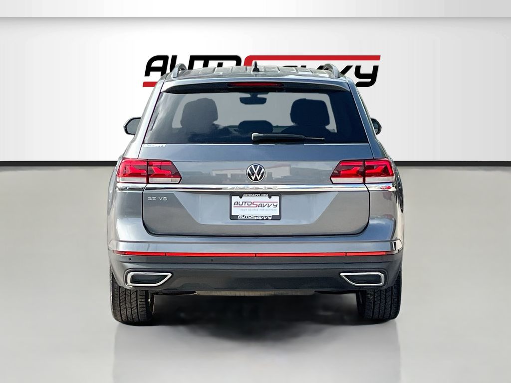 2021 Volkswagen Atlas 3.6L V6 SE w/Technology Gray at Bravo Nissan