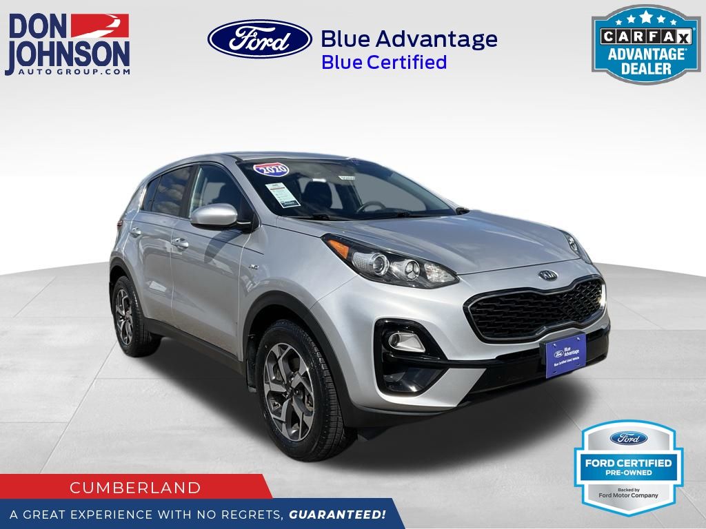 Sparkling Silver 2020 Kia Sportage SUV / Crossover All-Wheel Drive 6-Speed Automatic Overdrive