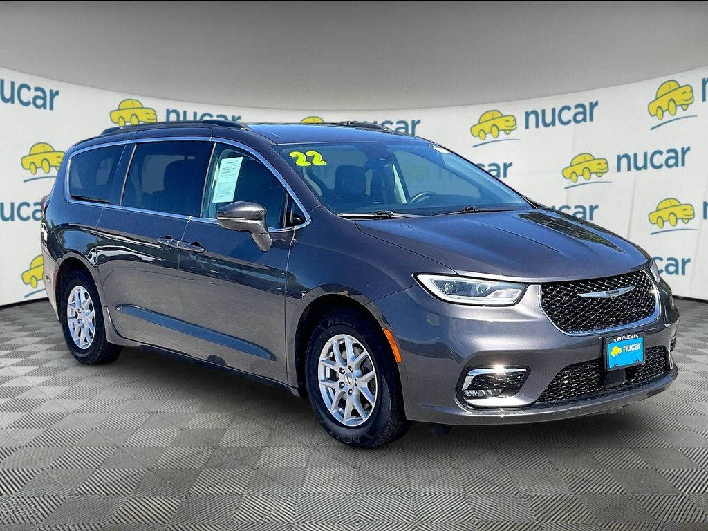 Gray 2022 Chrysler Pacifica Minivan Front-Wheel Drive 9-Speed Automatic