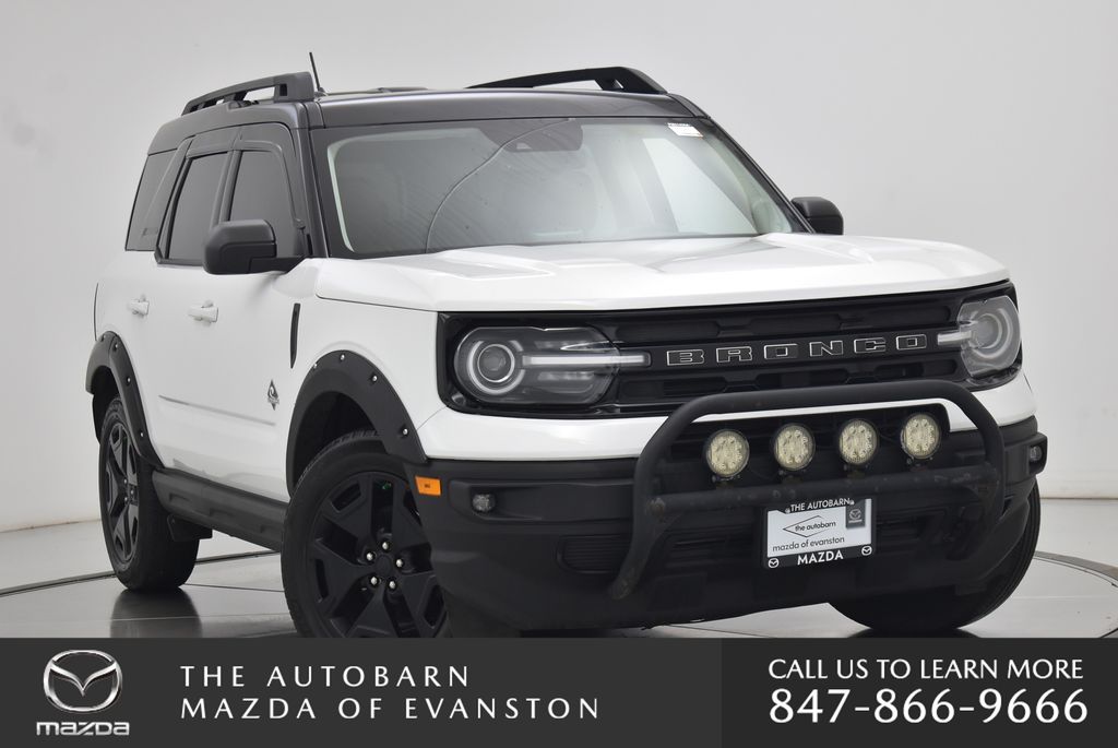 Oxford White 2022 Ford Bronco Sport SUV / Crossover All-Wheel Drive 8-Speed Automatic
