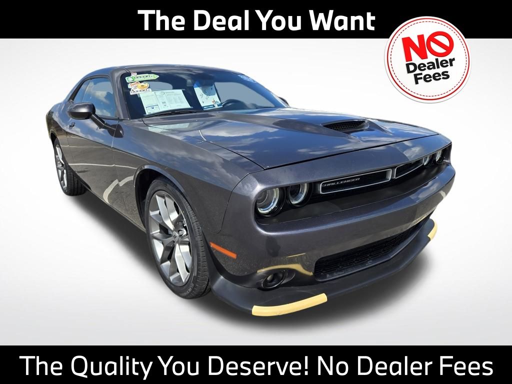 Gray (Granite Crystal Metallic Clearcoat) 2022 Dodge Challenger Coupe Rear-Wheel Drive 8-Speed Automatic