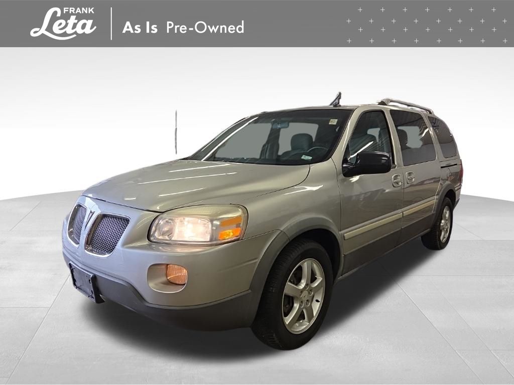 Liquid Silver Metallic 2005 Pontiac Montana SV6 1SB Extended AWD Minivan All-Wheel Drive 4-Speed Automatic Overdrive