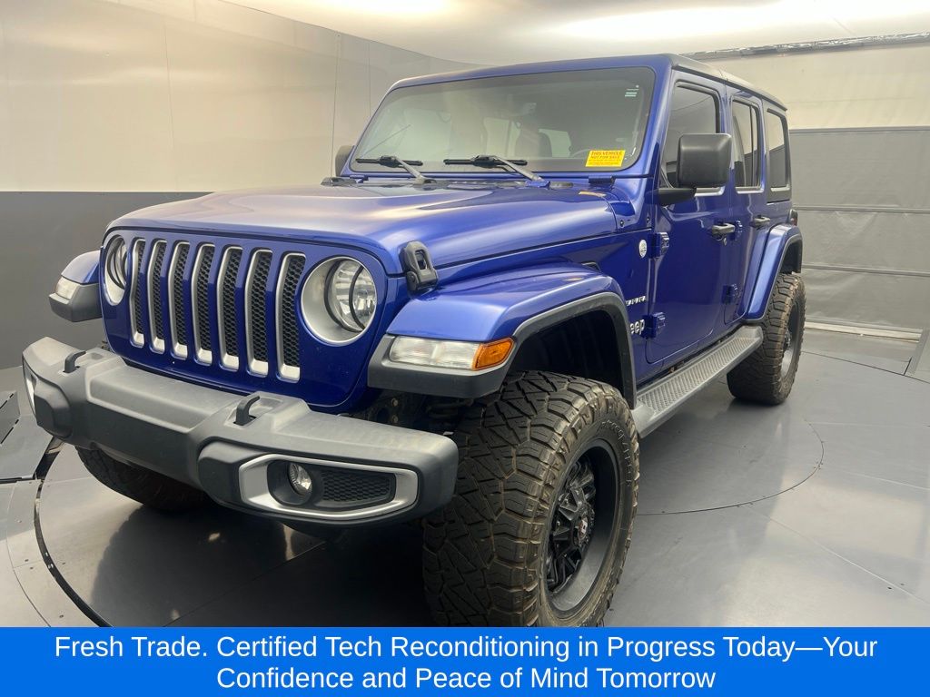 Ocean Blue Metallic 2018 Jeep Wrangler SUV / Crossover Four-Wheel Drive 8-Speed Automatic