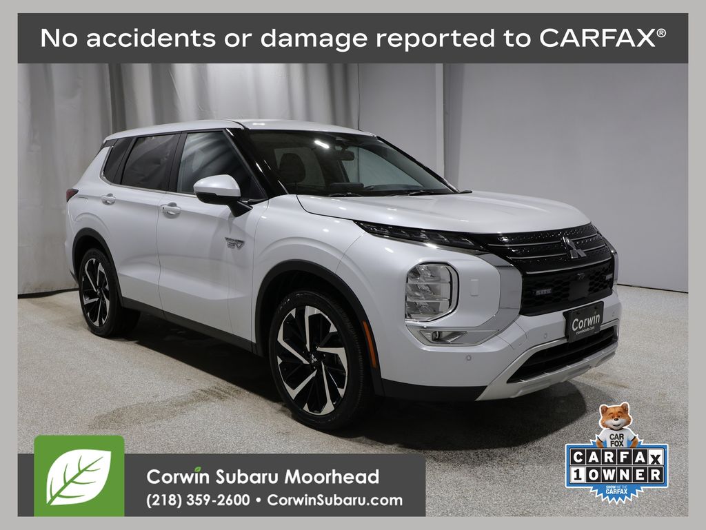 White Diamond 2024 Mitsubishi Outlander Hybrid Plug-in SUV / Crossover All-Wheel Drive 1-Speed Automatic