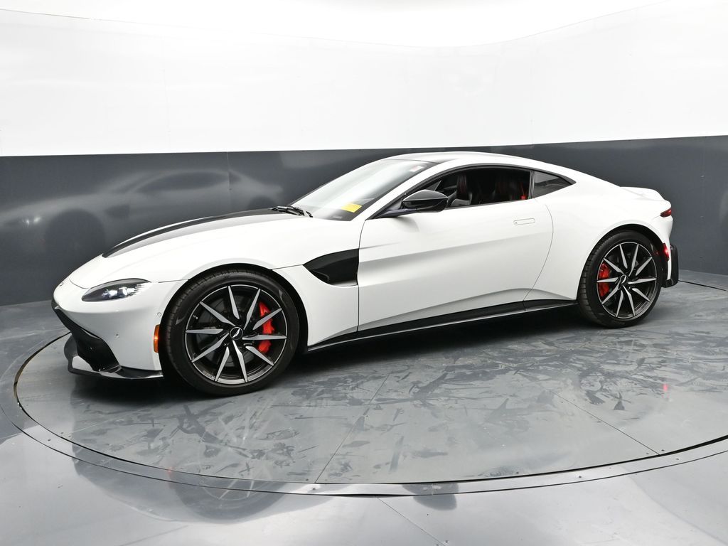 White 2019 Aston Martin Vantage RWD Coupe Rear-Wheel Drive 8-Speed Automatic