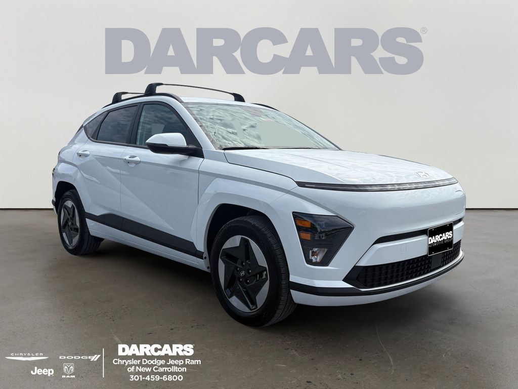 Atlas White 2025 Hyundai Kona Electric SUV / Crossover Front-Wheel Drive Automatic