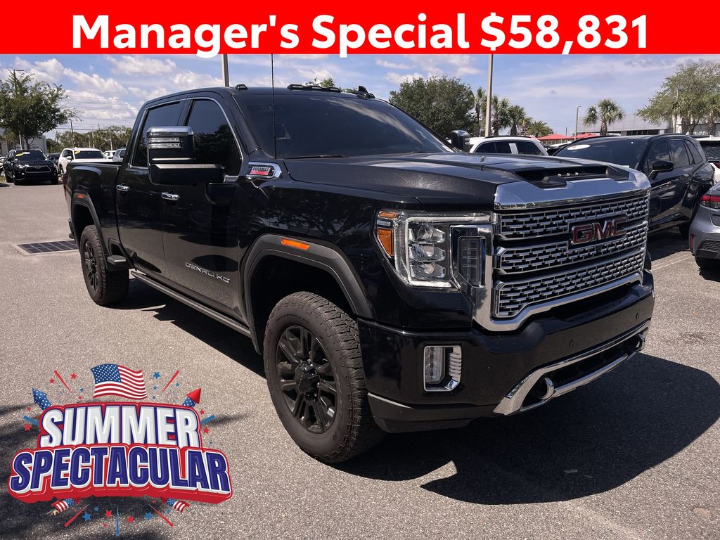 Black (Ebony Twilight Metallic) 2023 GMC Sierra 3500HD Pickup Truck Four-Wheel Drive Automatic