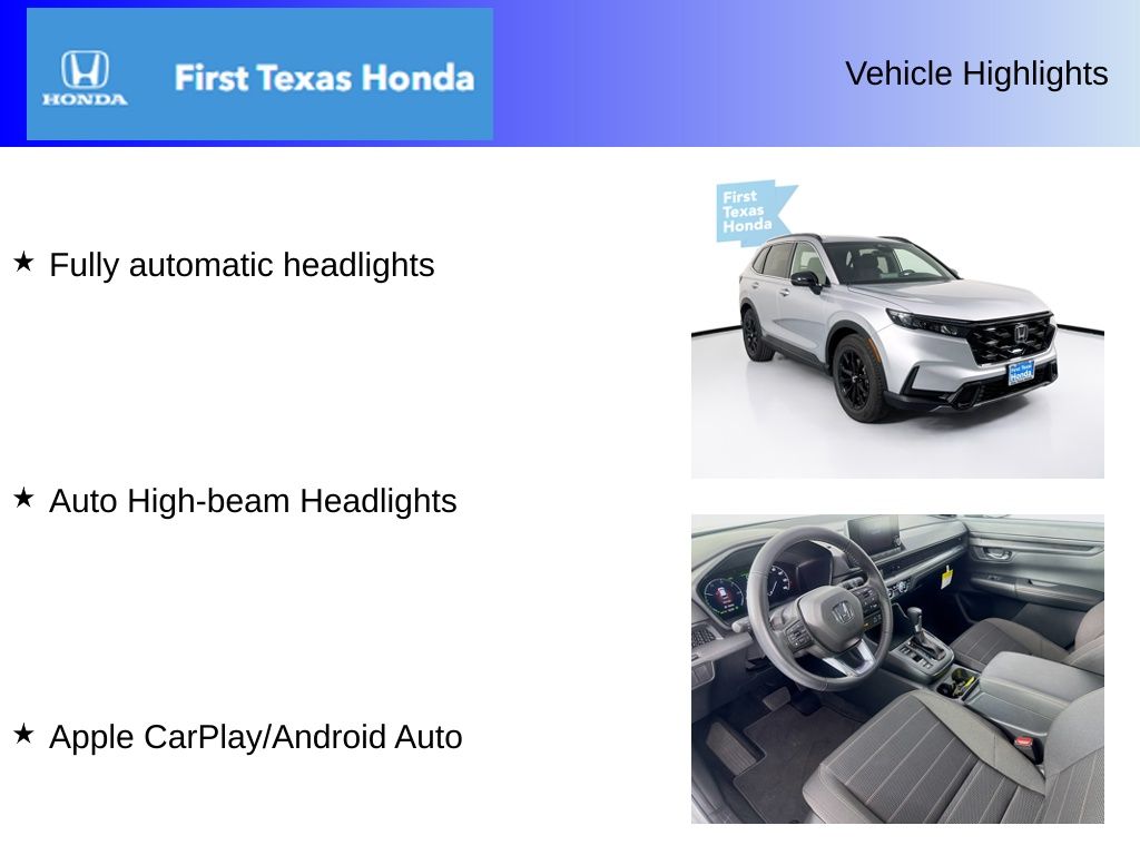 Used Car 2025 Honda Cr-v Hybrid  Sport For Sale Under $35,000 In Austin, Texas