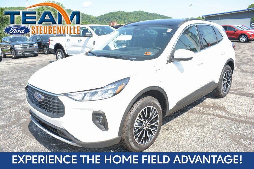 Star White Metallic Tri-Coat 2025 Ford Escape Hybrid Plug-in SUV / Crossover Front-Wheel Drive Continuously Variable Transmission