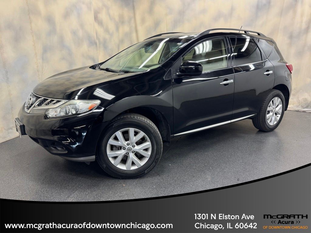 Super Black Clearcoat 2013 Nissan Murano SUV / Crossover All-Wheel Drive Continuously Variable Transmission