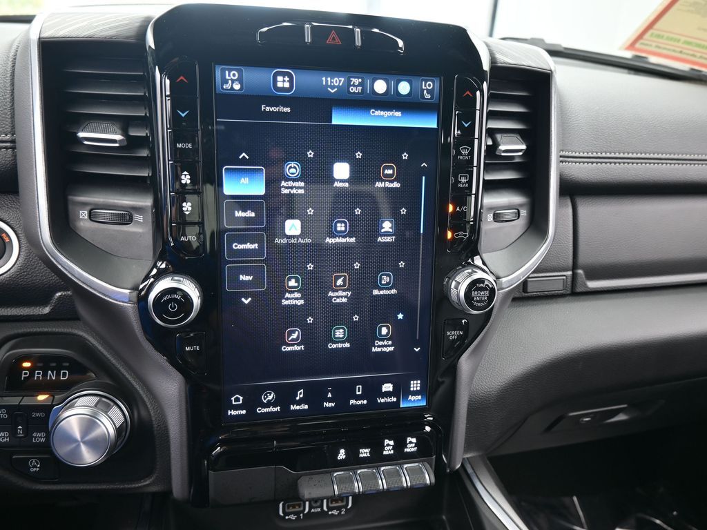 Used 2023 Diamond Black Crystal Pearlcoat Ram Laramie image 22