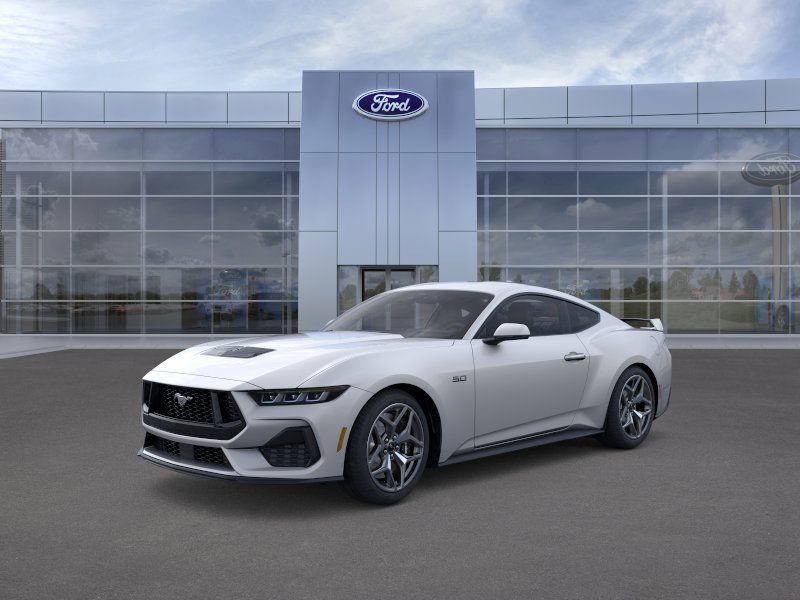 Silver Metallic 2024 Ford Mustang GT Premium Fastback RWD Coupe Rear-Wheel Drive Automatic