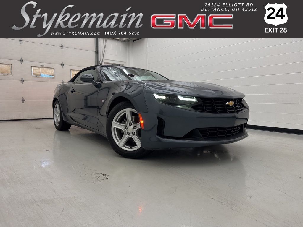 Shadow Gray Metallic 2022 Chevrolet Camaro 1LT Convertible RWD Convertible Rear-Wheel Drive 8-Speed Automatic