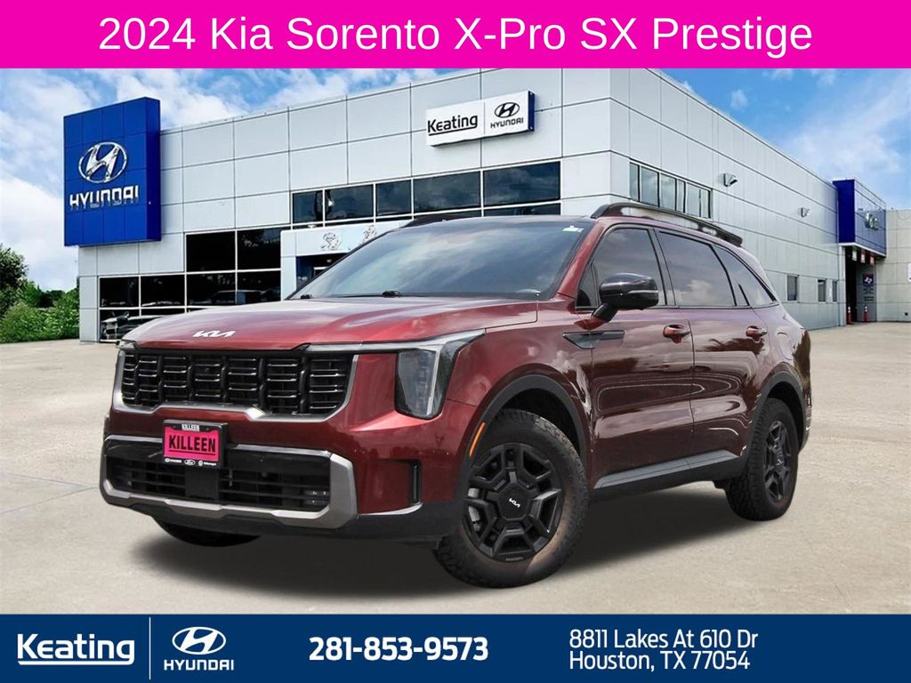 Dawning Red 2024 Kia Sorento SUV / Crossover All-Wheel Drive 8-Speed Dual Clutch