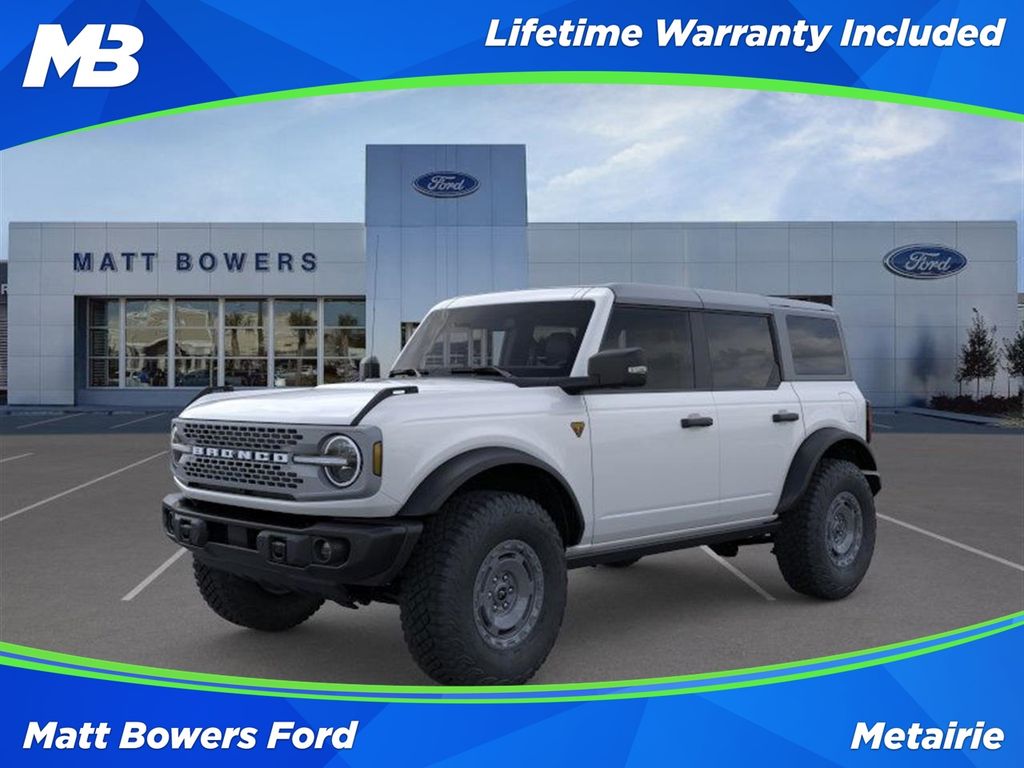 Oxford White 2025 Ford Bronco SUV / Crossover Four-Wheel Drive Automatic
