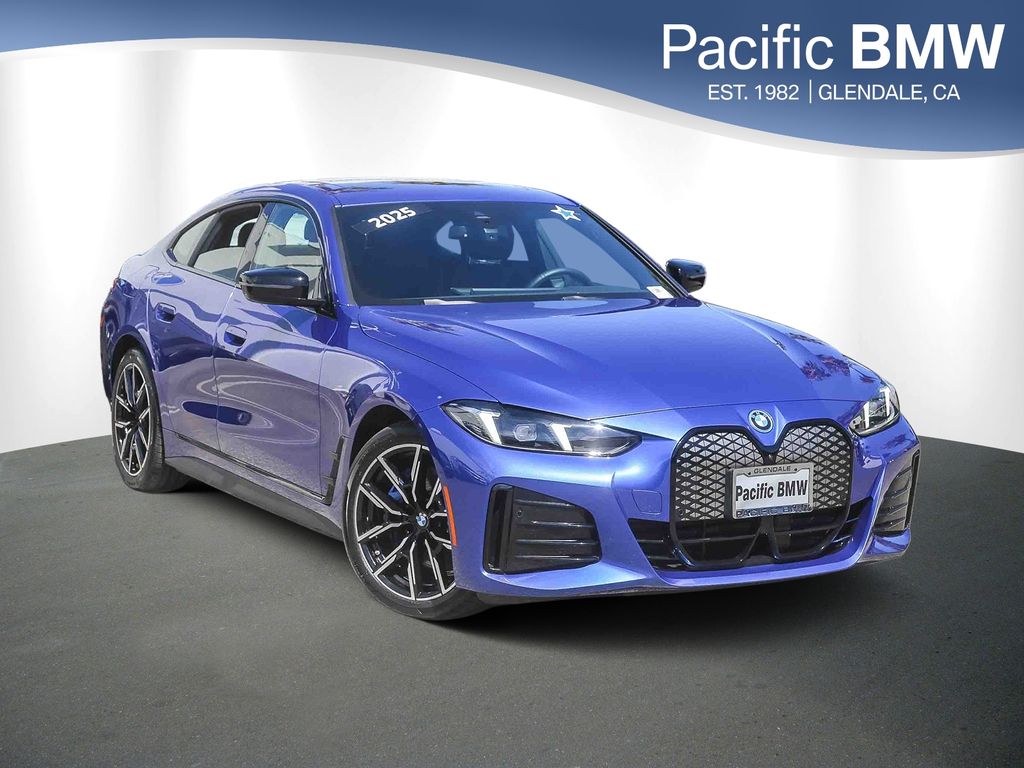 Blue Metallic 2025 BMW i4 eDrive40 Gran Coupe FWD Sedan Rear-Wheel Drive Automatic