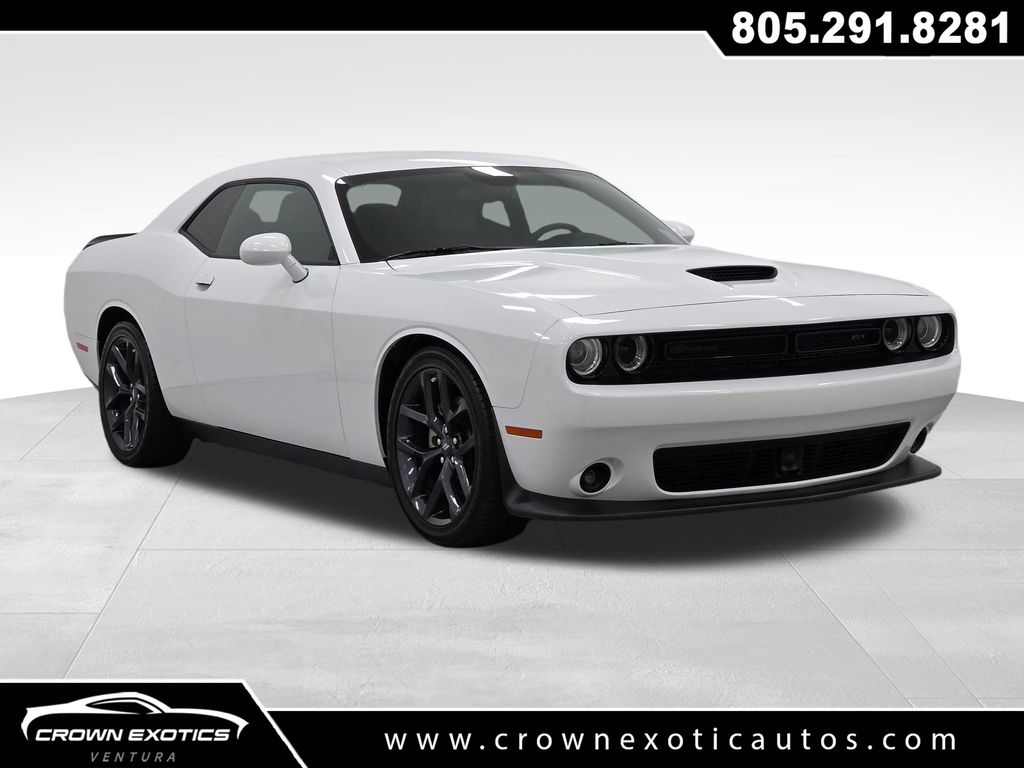 White 2023 Dodge Challenger Coupe Rear-Wheel Drive 8-Speed Automatic