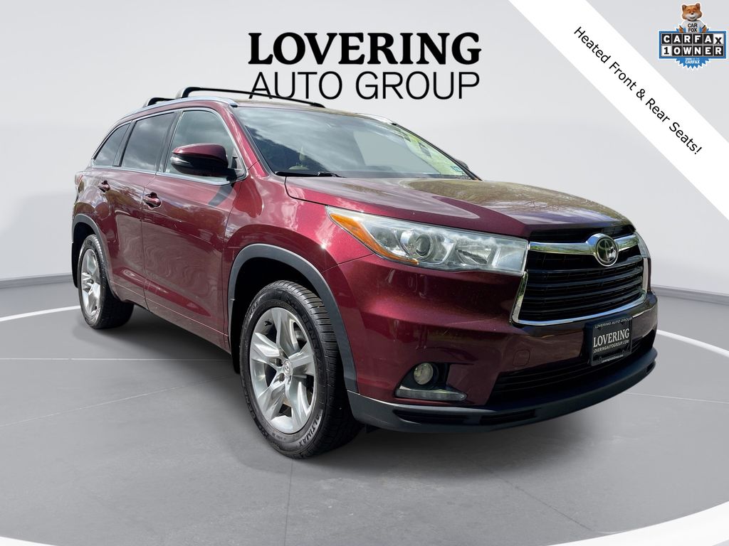 Ooh La La Rouge Mica 2015 Toyota Highlander SUV / Crossover All-Wheel Drive 6-Speed Automatic Overdrive