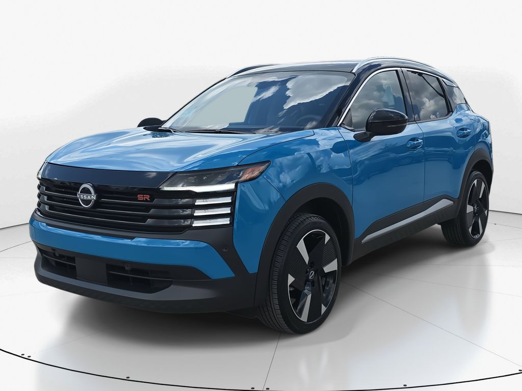 2025 Arctic Ice Blue Metallic/Super Black Nissan Kicks SR FWD SUV