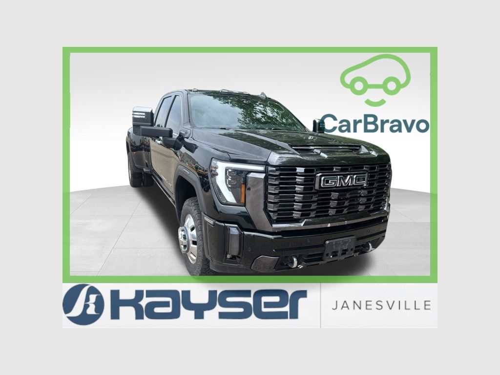 Onyx Black 2024 GMC Sierra 3500HD Pickup Truck Four-Wheel Drive Automatic