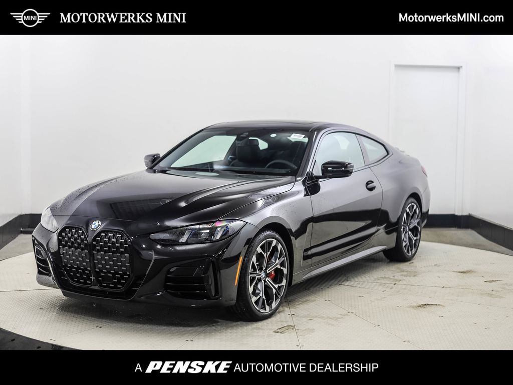 Black Sapphire Metallic 2025 BMW 4 Series 430i Coupe xDrive Coupe All-Wheel Drive 8-Speed Automatic