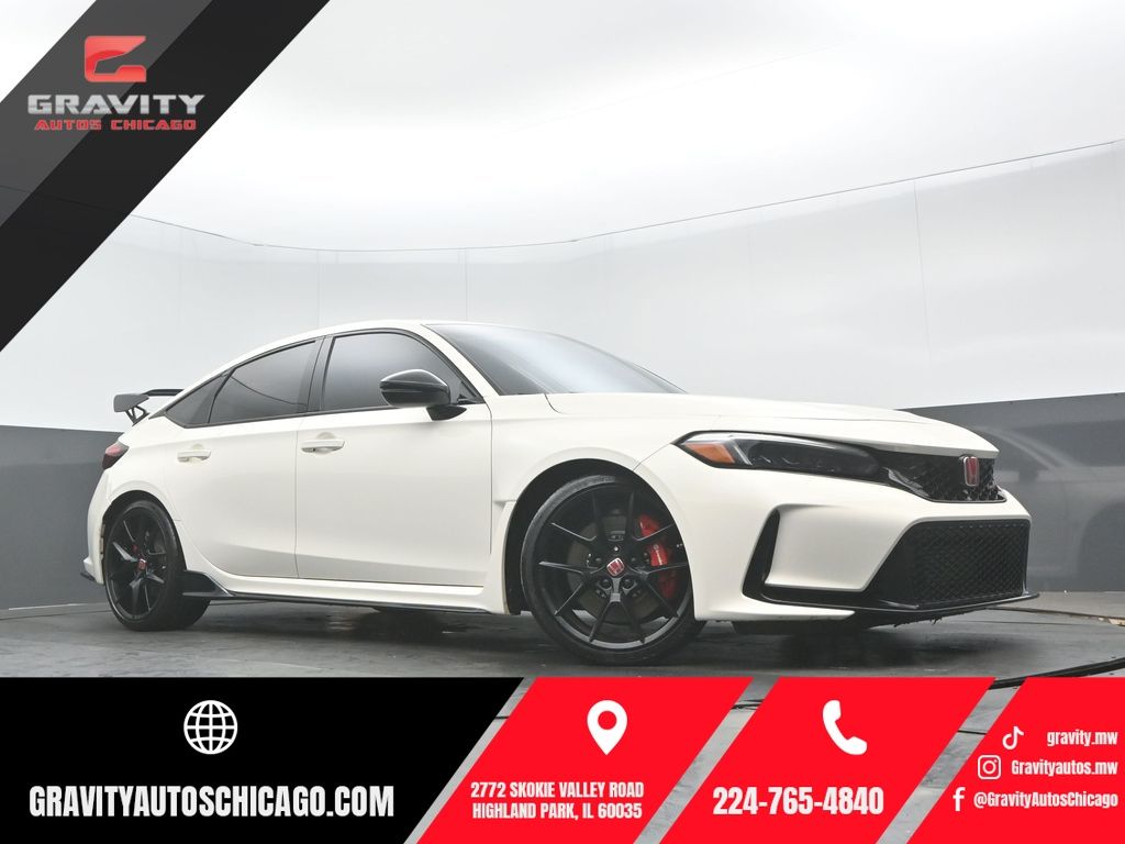 Championship White 2023 Honda Civic Type R Hatchback Front-Wheel Drive 6-Speed Manual