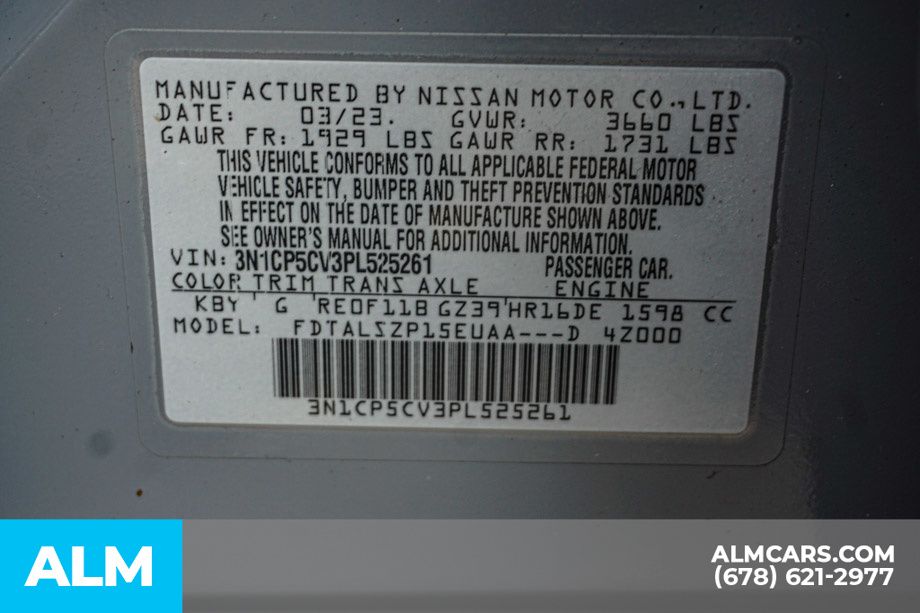 Used 2023 Gray Nissan SV image 53